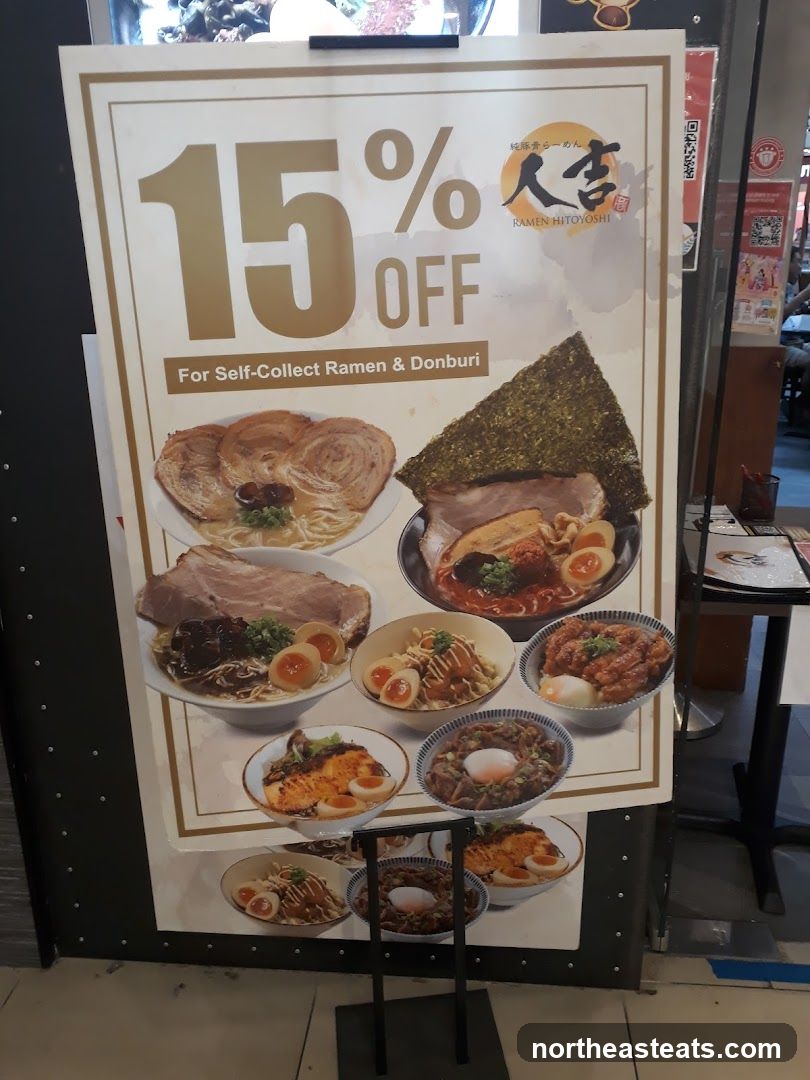 Ramen Hitoyoshi 15% Off Promotion