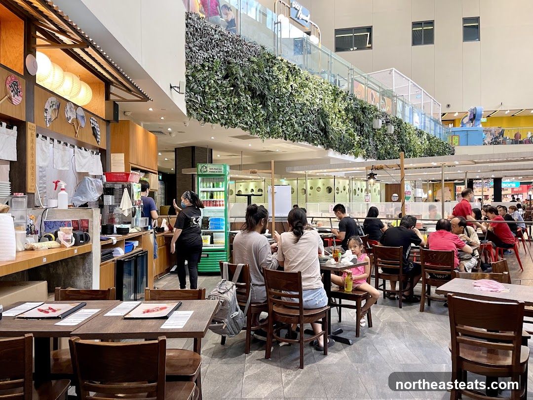 Restaurant Interior with Diners