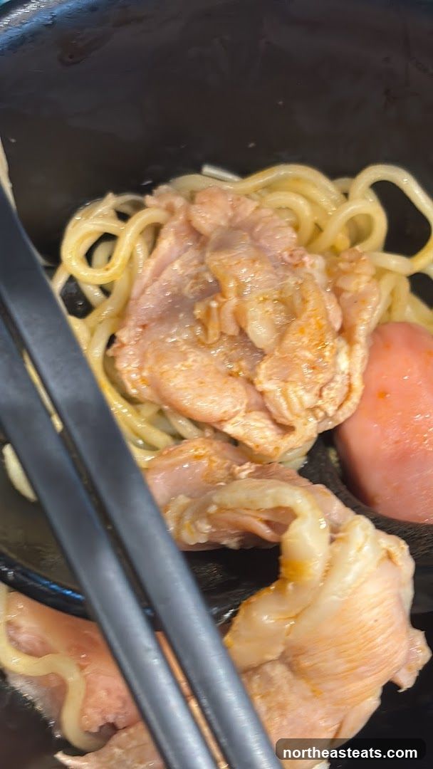 Noodles with Meat and Sausage