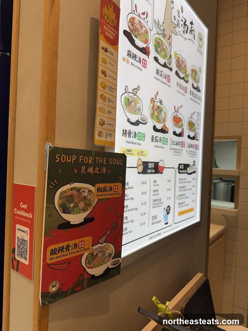 Soup Menu