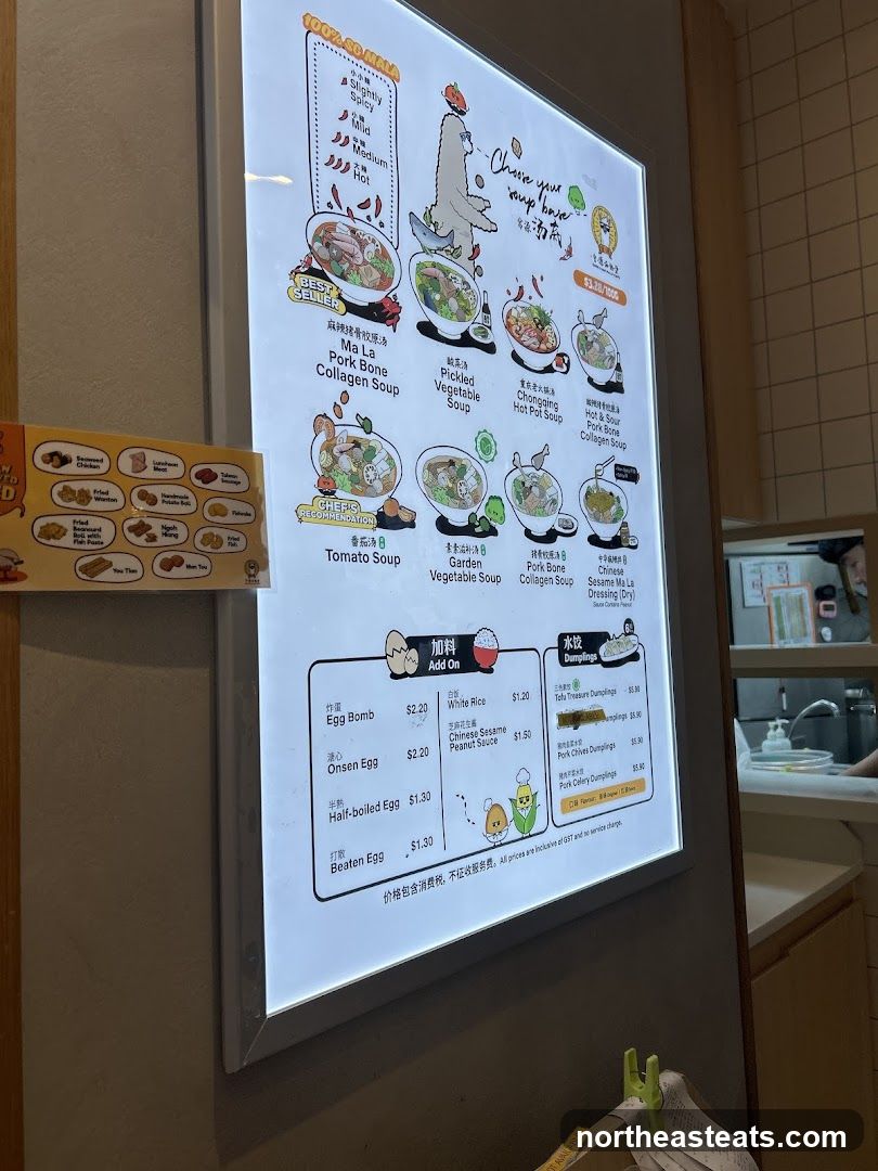 Soup Base Menu