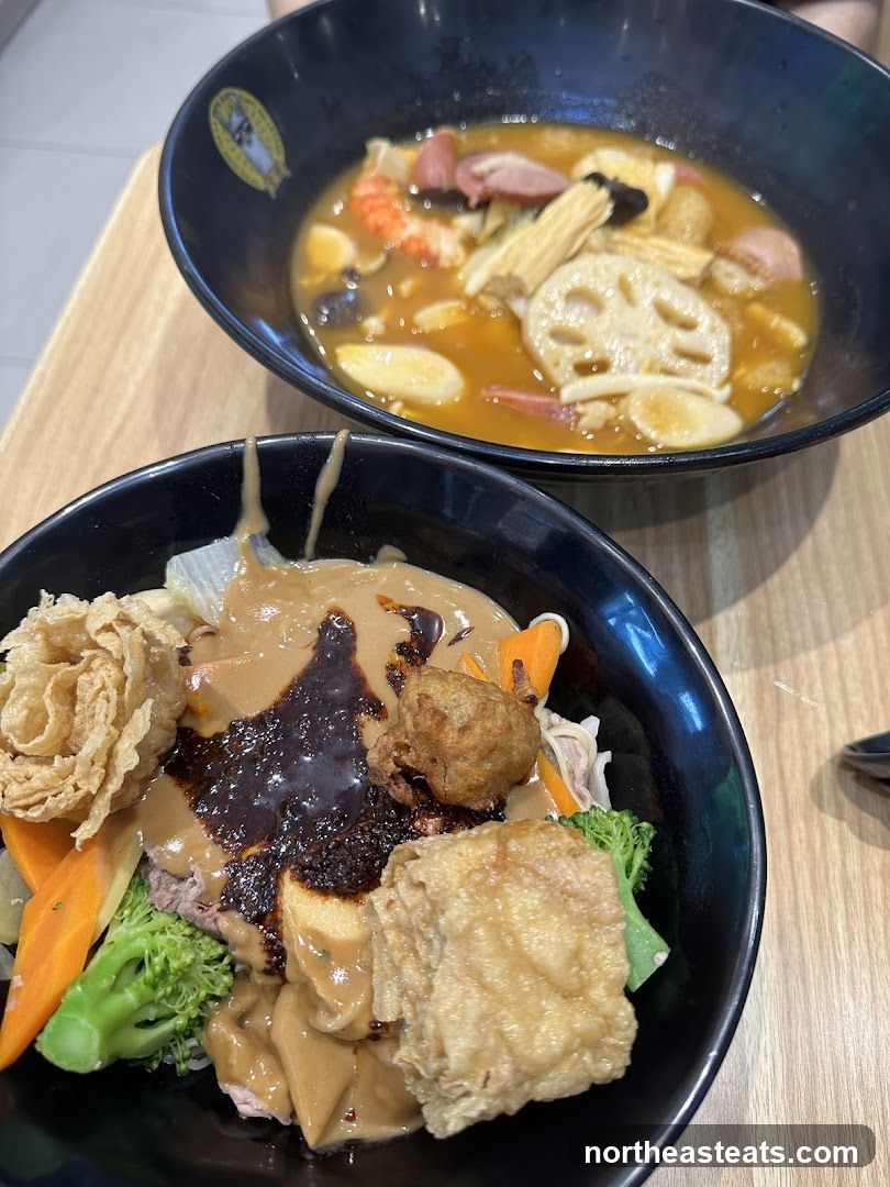 Two Bowls of Food