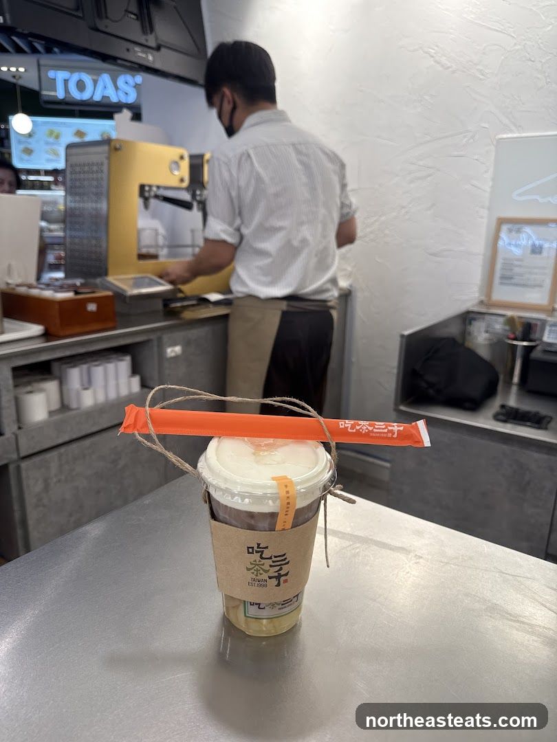 Beverage with Straw and Chopsticks