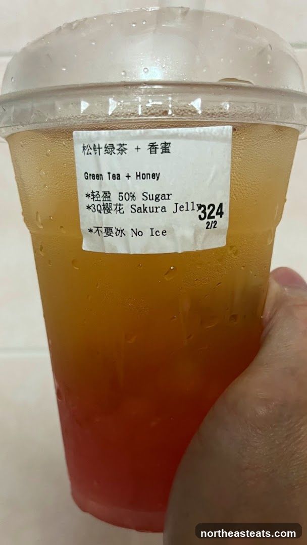 Green Tea with Honey Drink