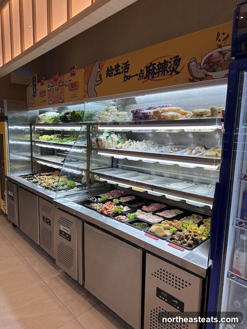Hot Pot Ingredients Display