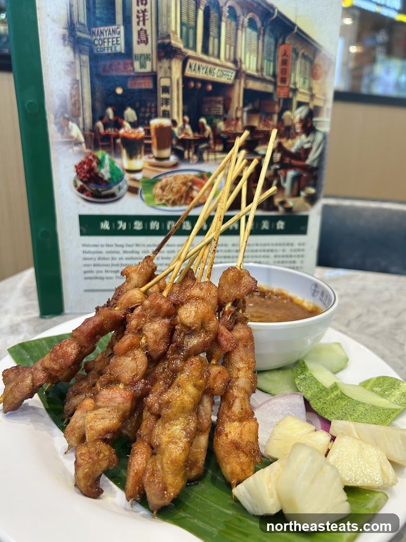 Satay with Menu
