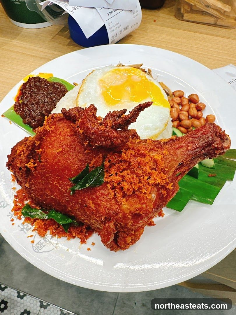 Fried Chicken Nasi Lemak