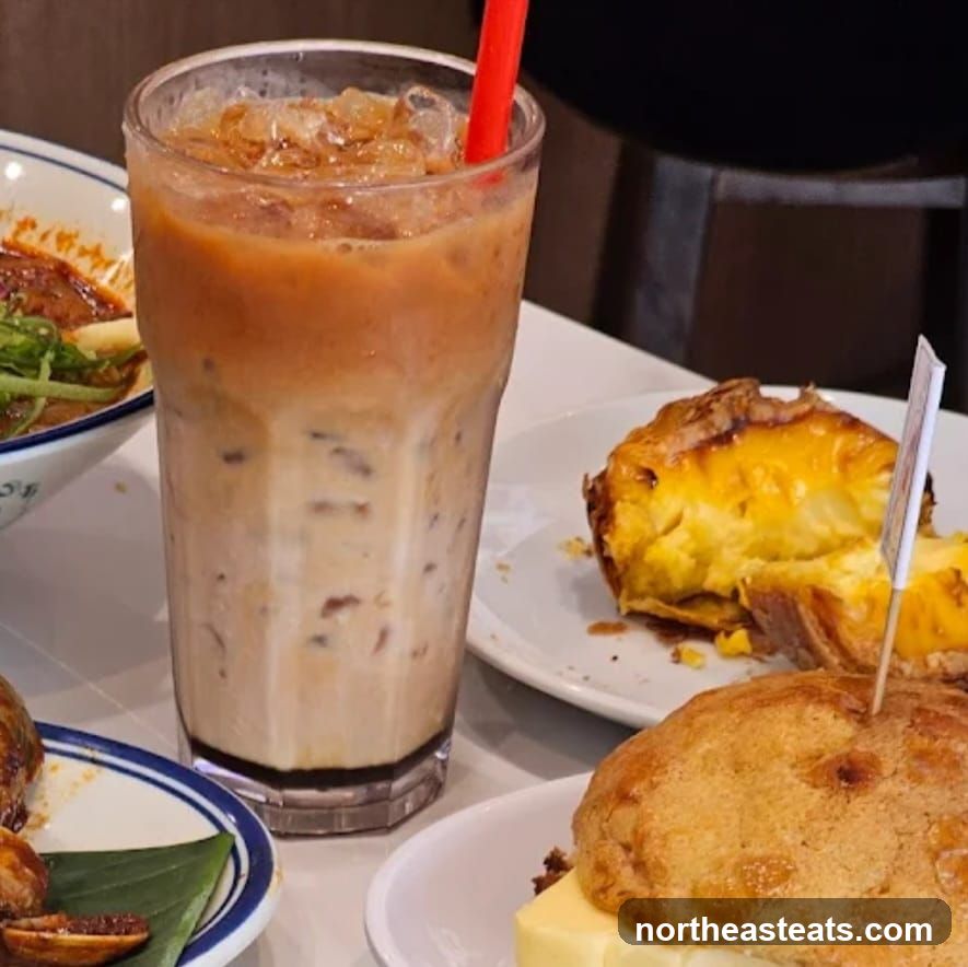 Iced Coffee and Pastries