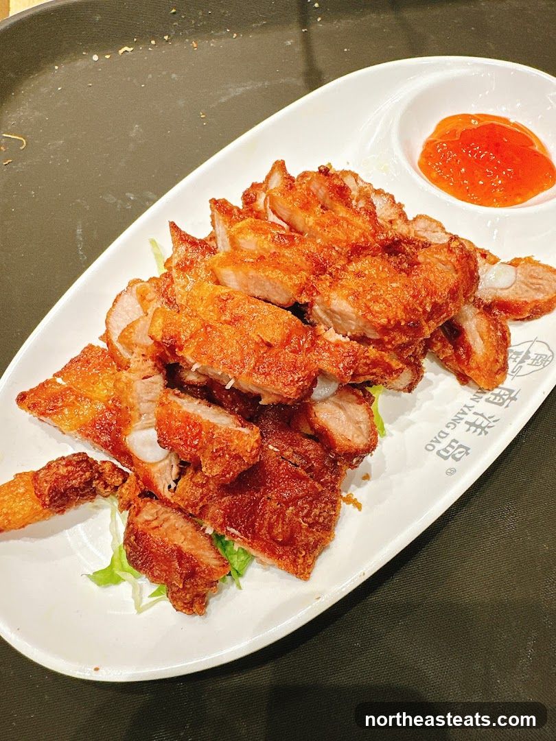 Fried Pork Belly with Sweet Chili Sauce
