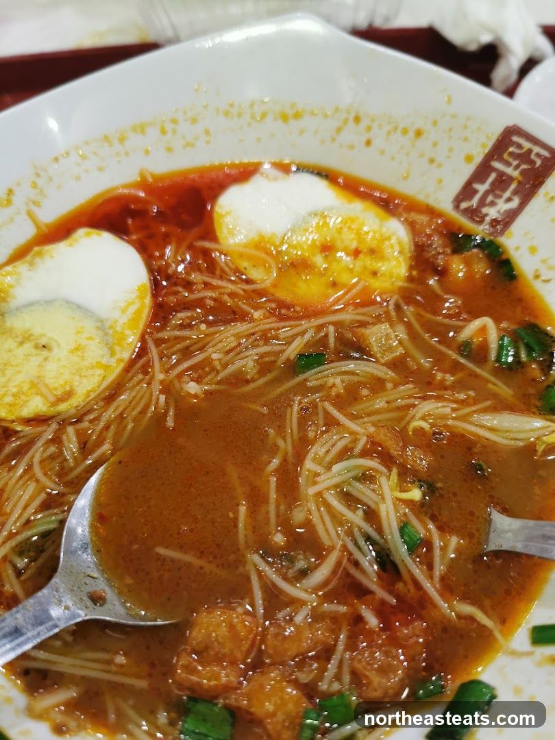 Noodle Soup with Eggs and Tofu