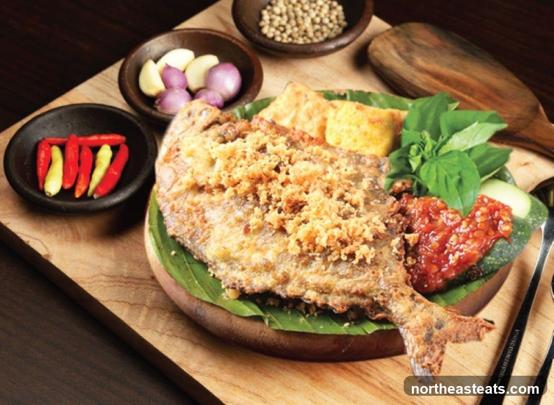 Fried Fish with Accompaniments