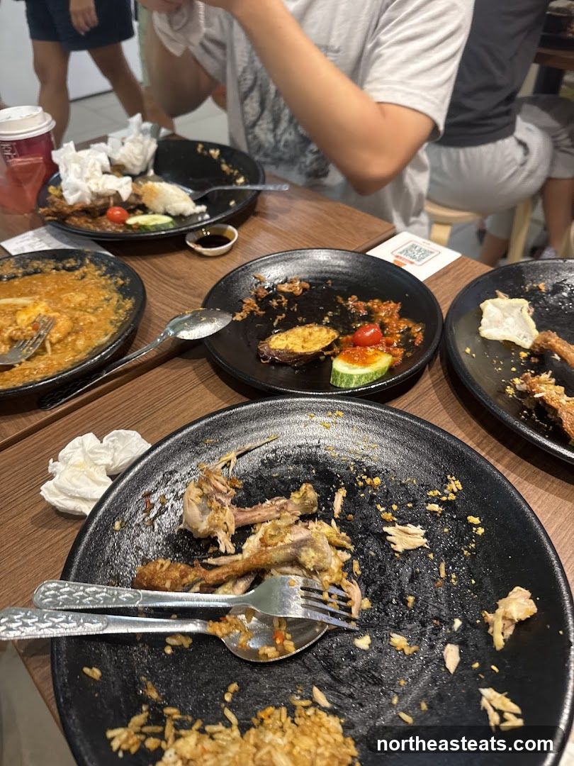 Leftover Food on Plates