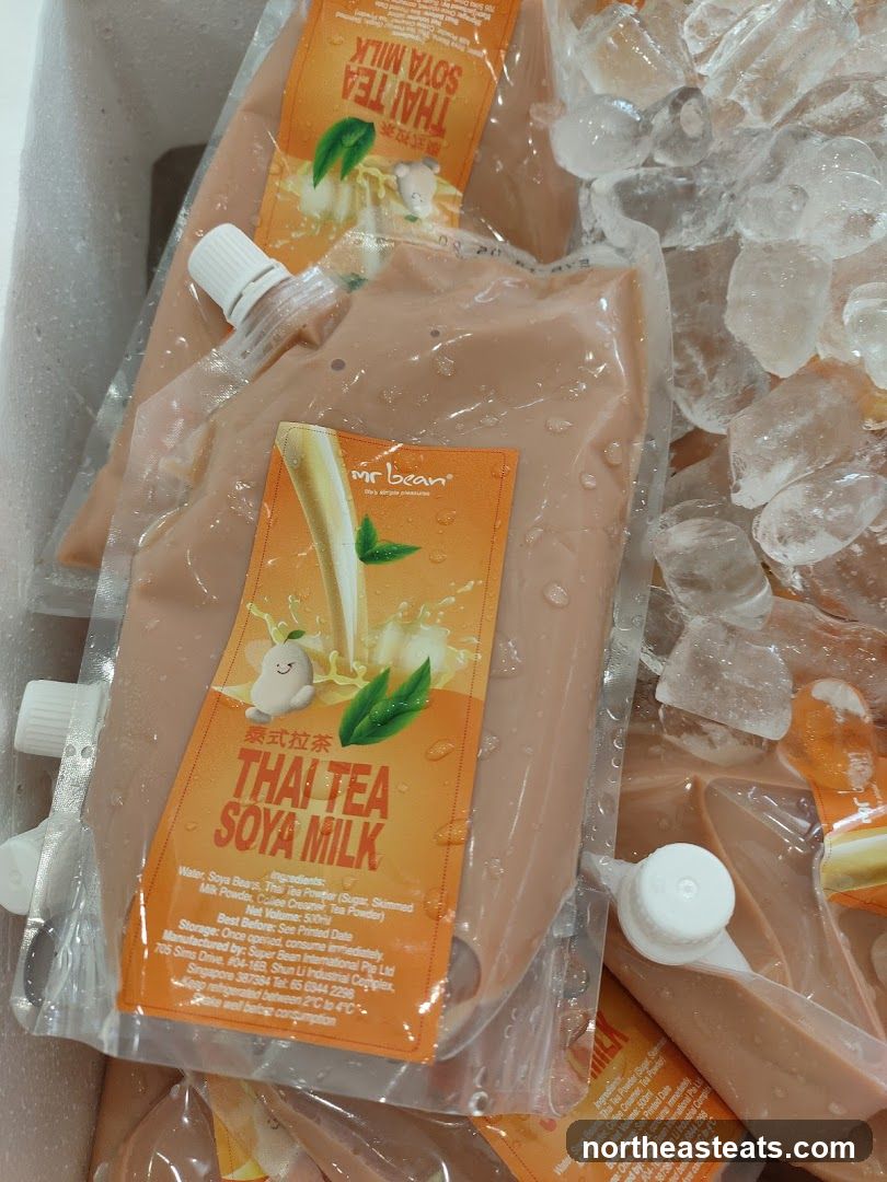 Thai Tea Soya Milk Pouches