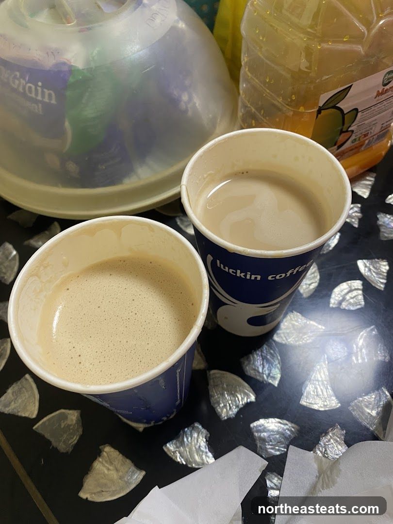 Two cups of coffee