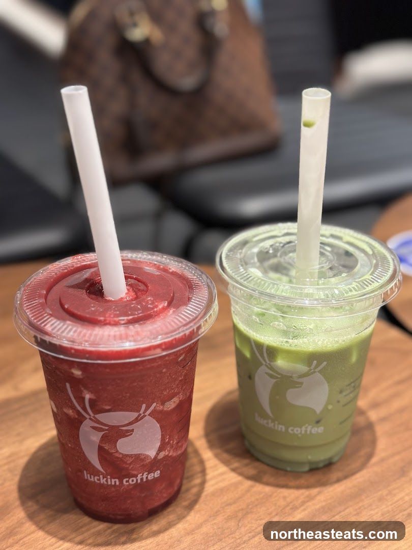 Two Iced Drinks
