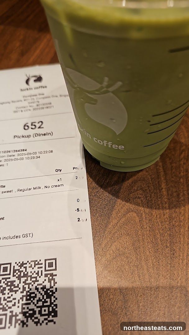 Receipt and Drink