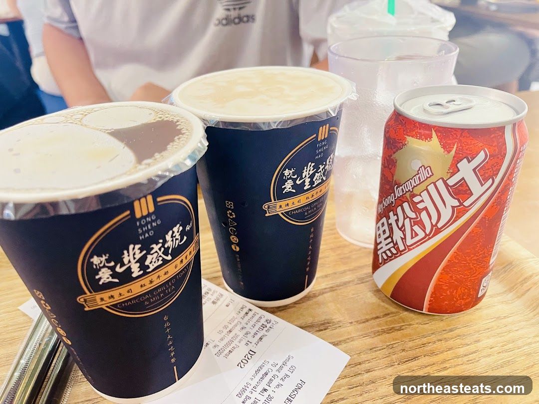 Beverages and Receipt