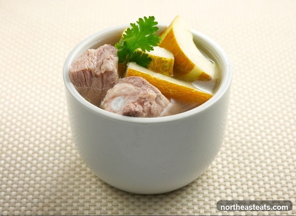 Pork Rib and Melon Soup
