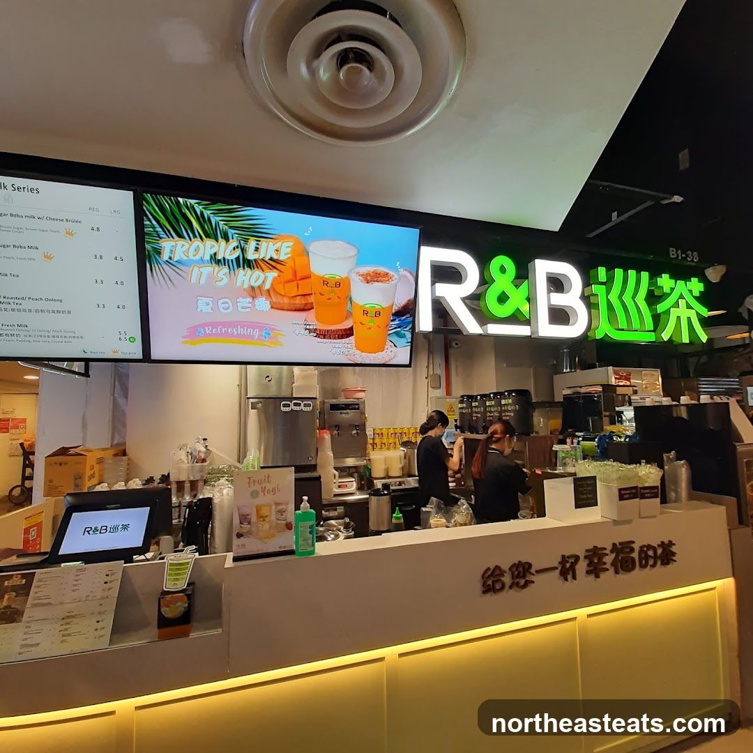 R&B Tea Shop Counter
