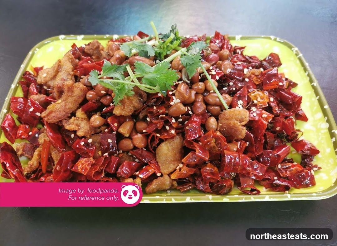 Spicy Fried Chicken with Peanuts