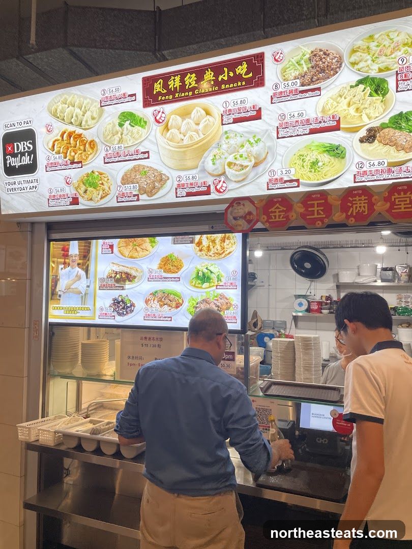 Food Stall Menu