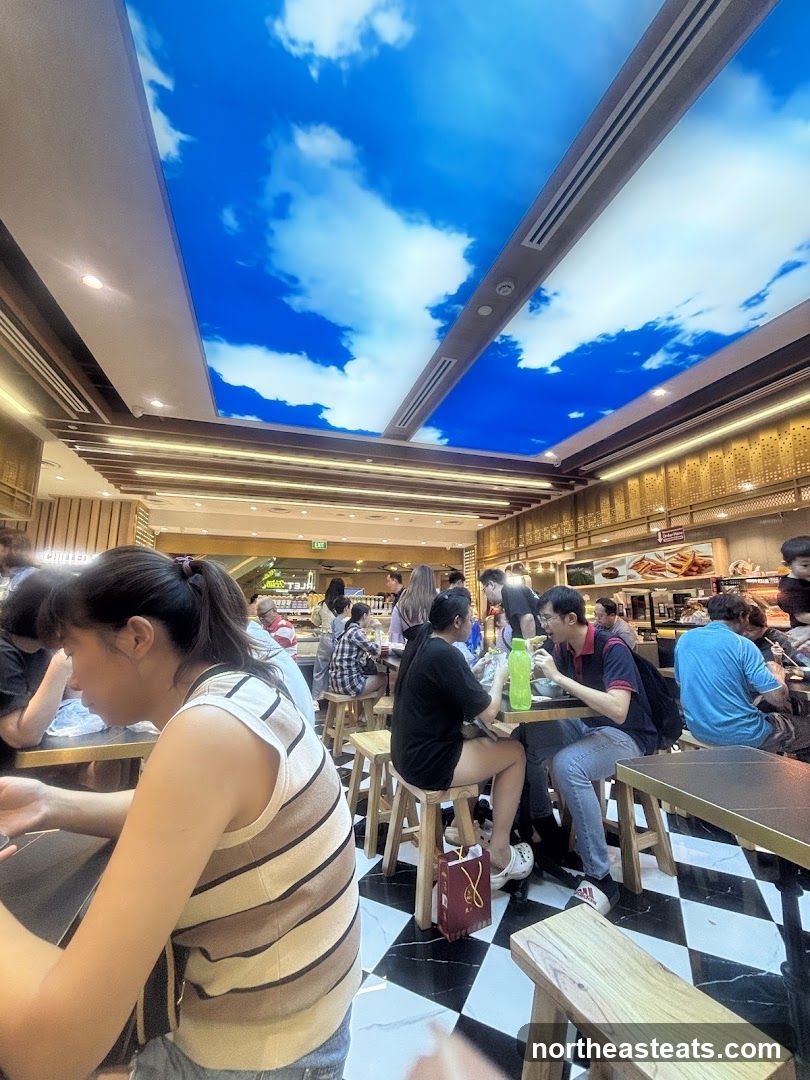 Diners at a Food Court