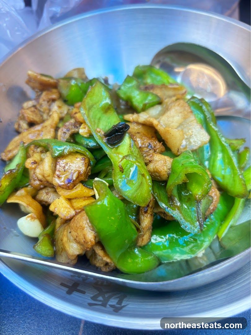Stir-fried Pork with Green Peppers