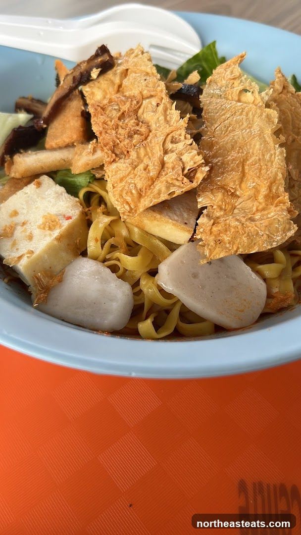Noodles with Tofu and Crispy Bean Curd Skin