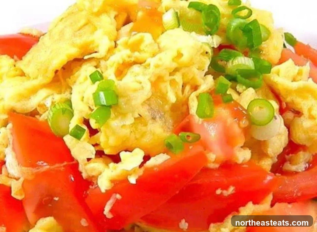 Scrambled Eggs with Tomatoes