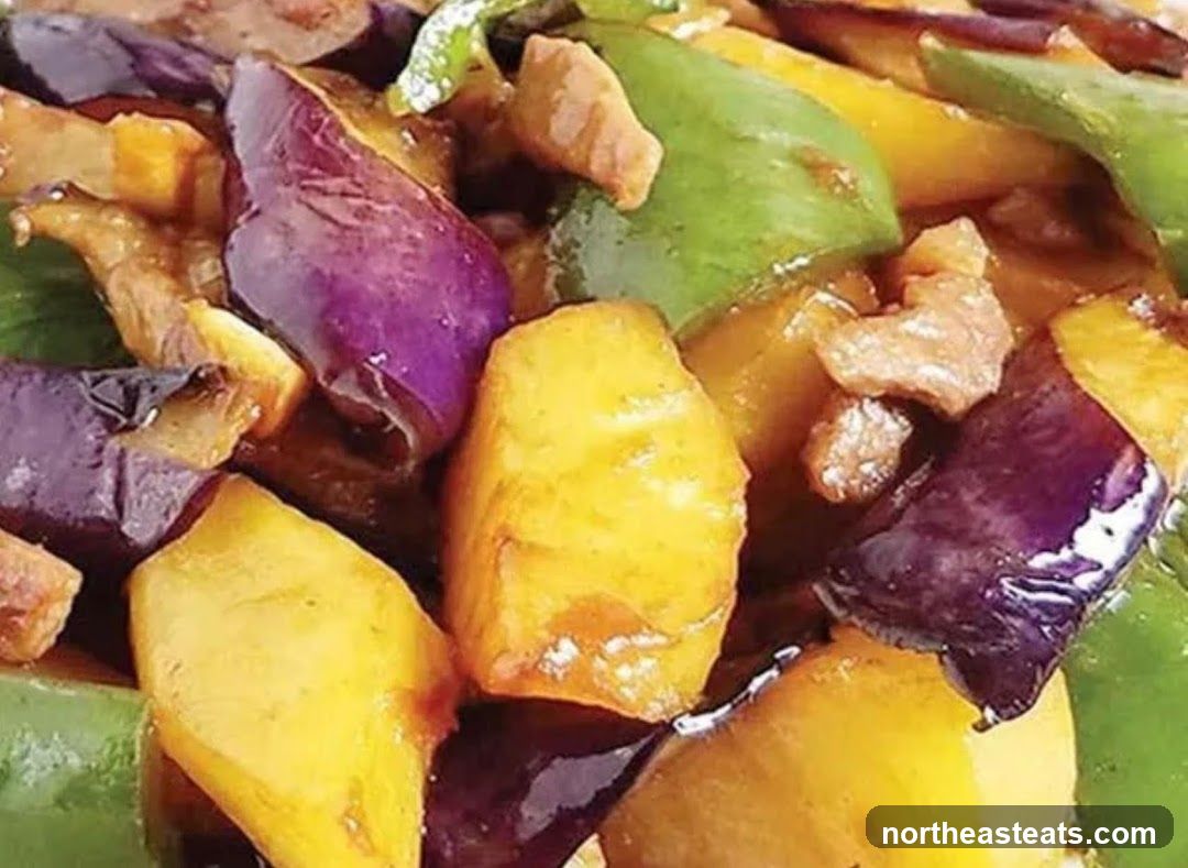 Stir-fried Eggplant and Potatoes