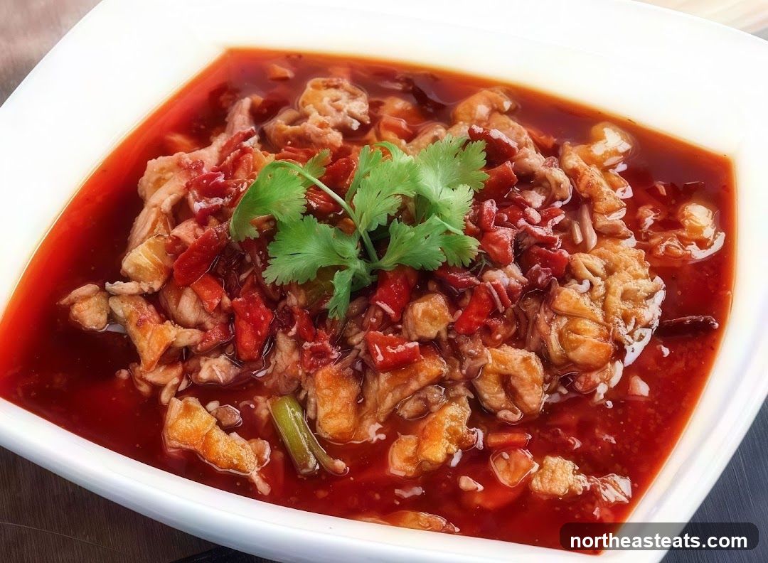 Spicy Sliced Pork with Chili Oil