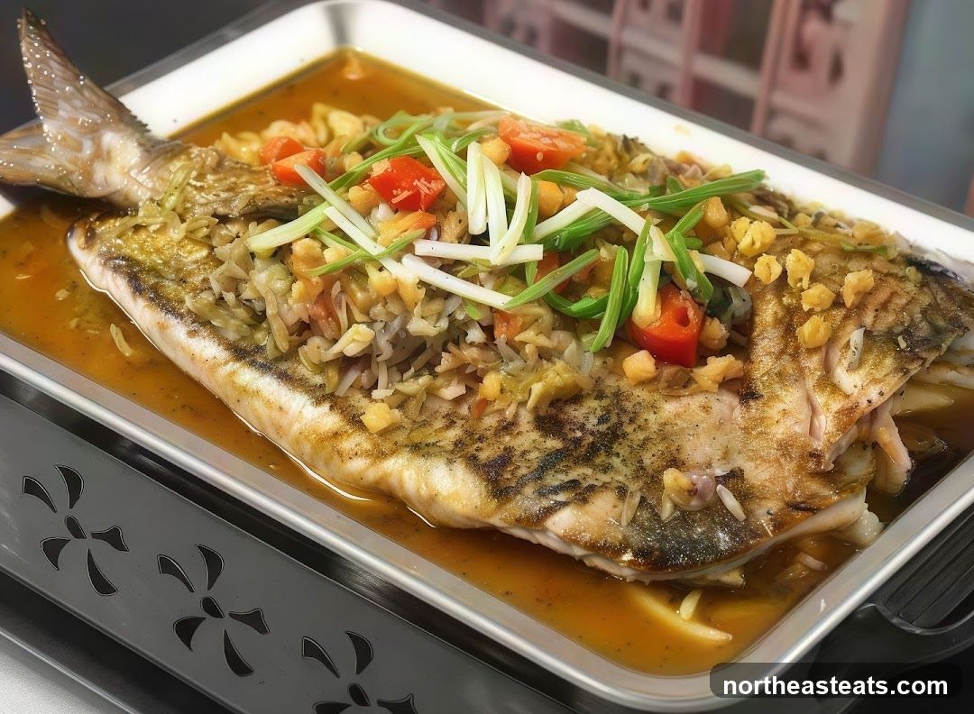 Steamed Fish with Toppings