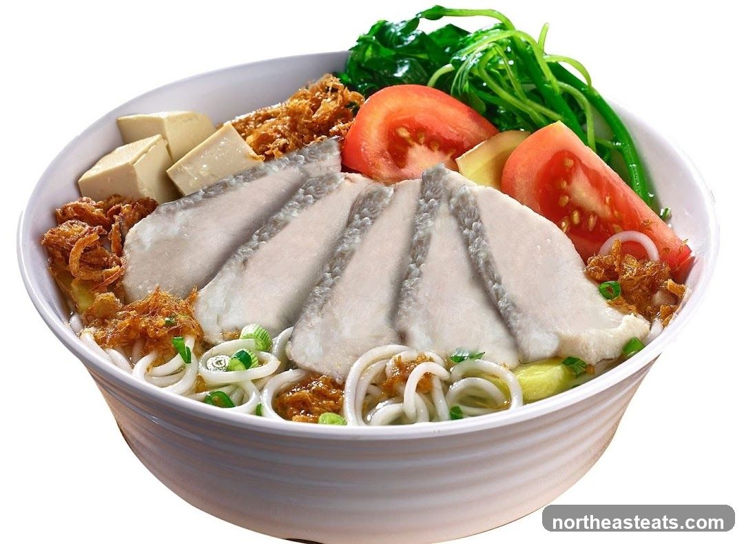 Bowl of Noodles with Fish