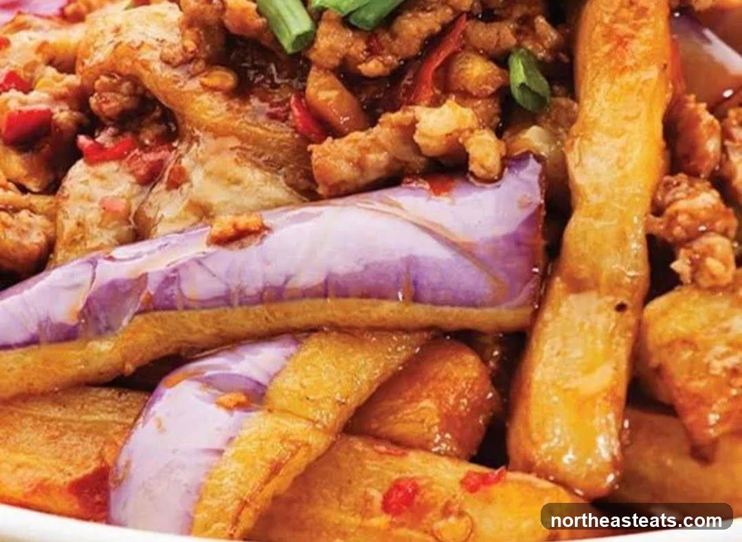 Stir-fried Eggplant with Minced Pork