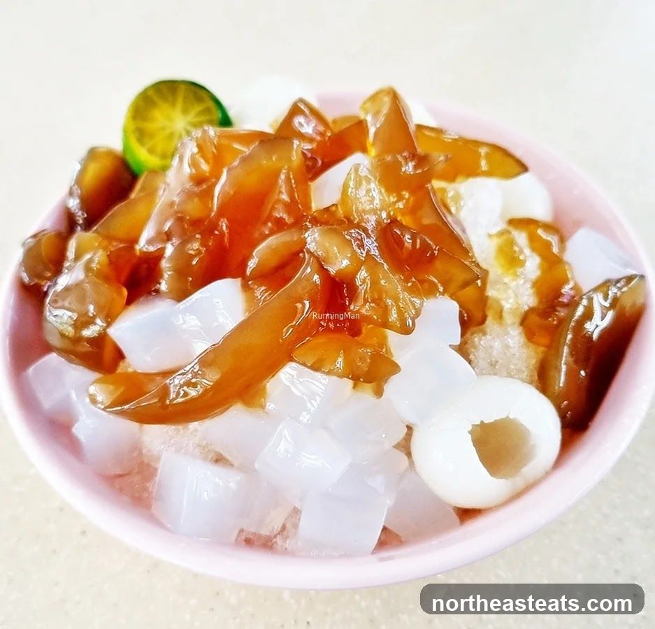 Dessert with Lychee and Jelly