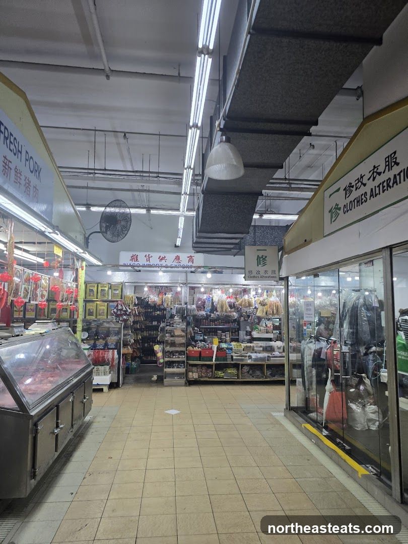 Market stalls