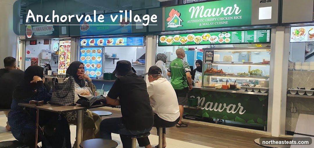 Food stalls at Anchorvale Village