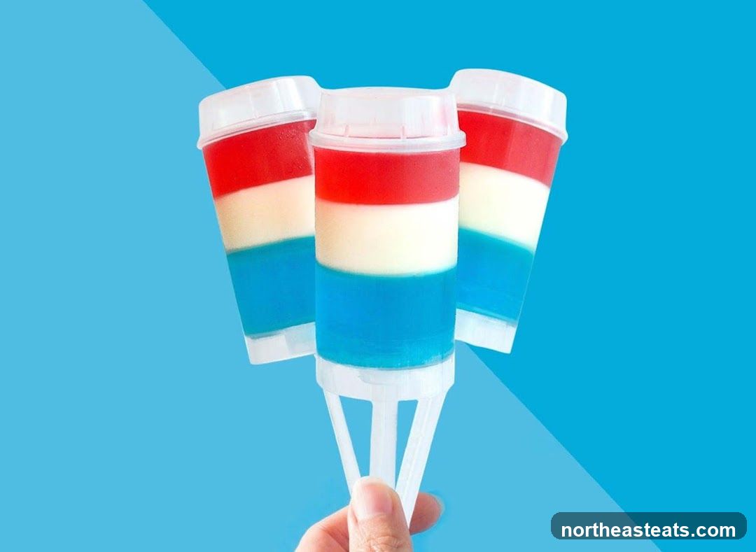Red, White, and Blue Layered Desserts