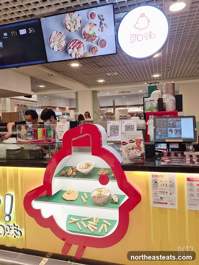 Food stall display
