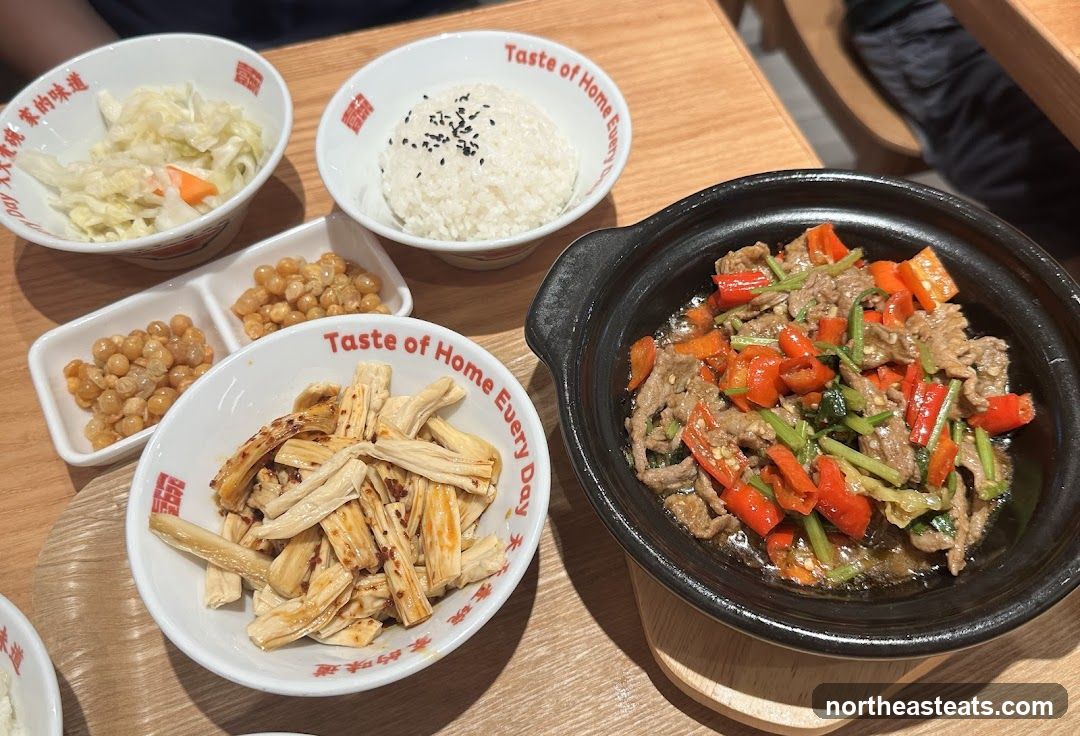 Meal with Beef and Vegetables