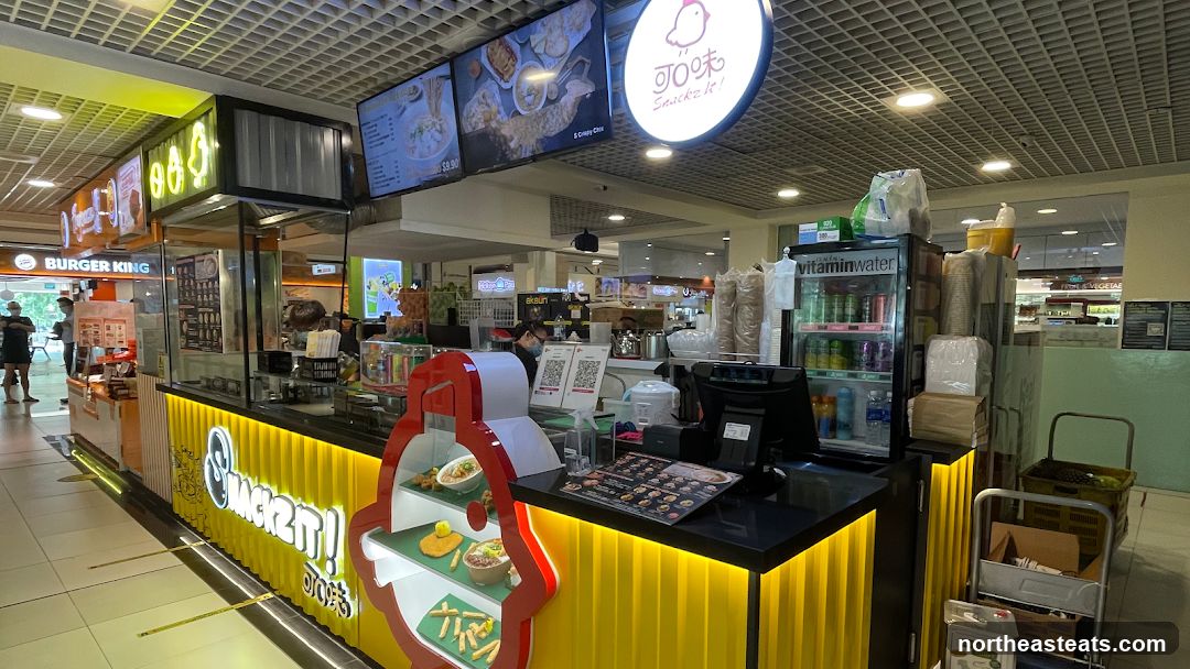 Snack stall in a food court