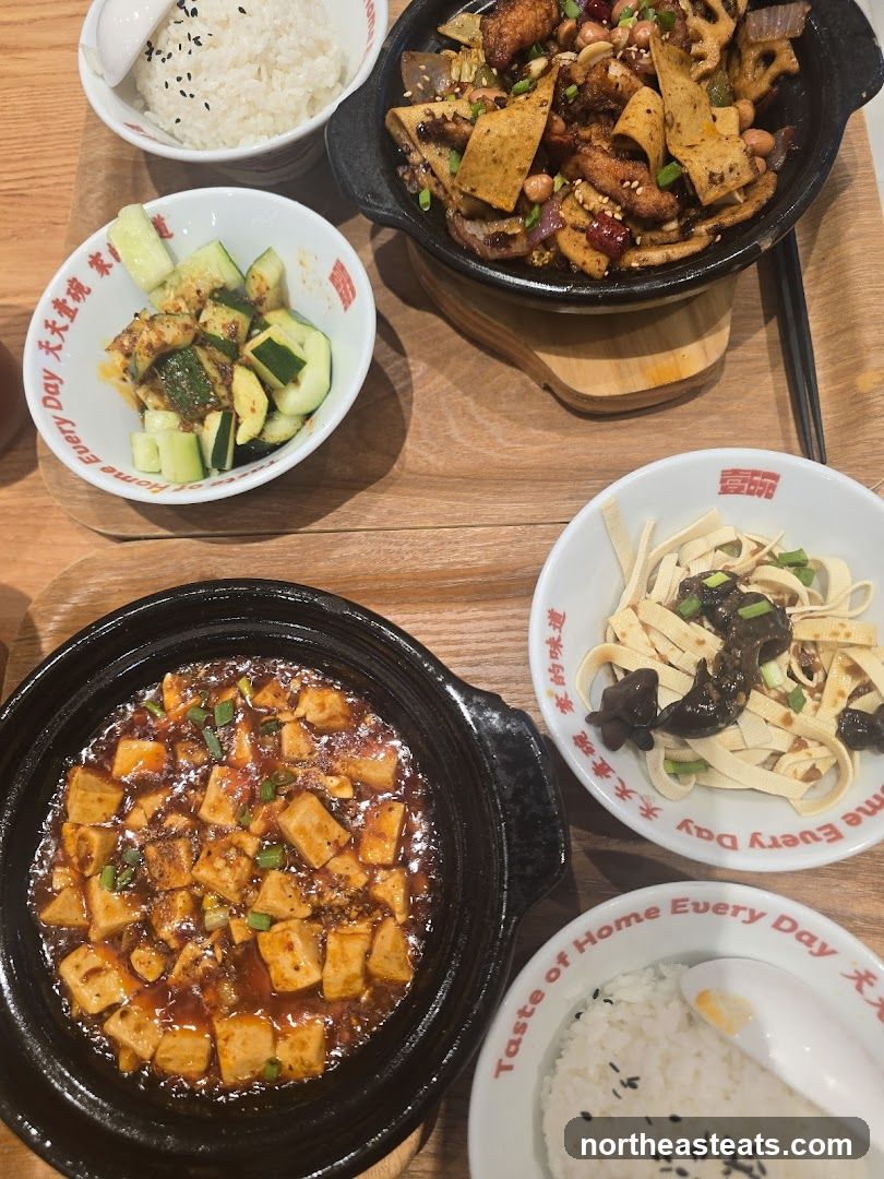 Chinese Food Spread