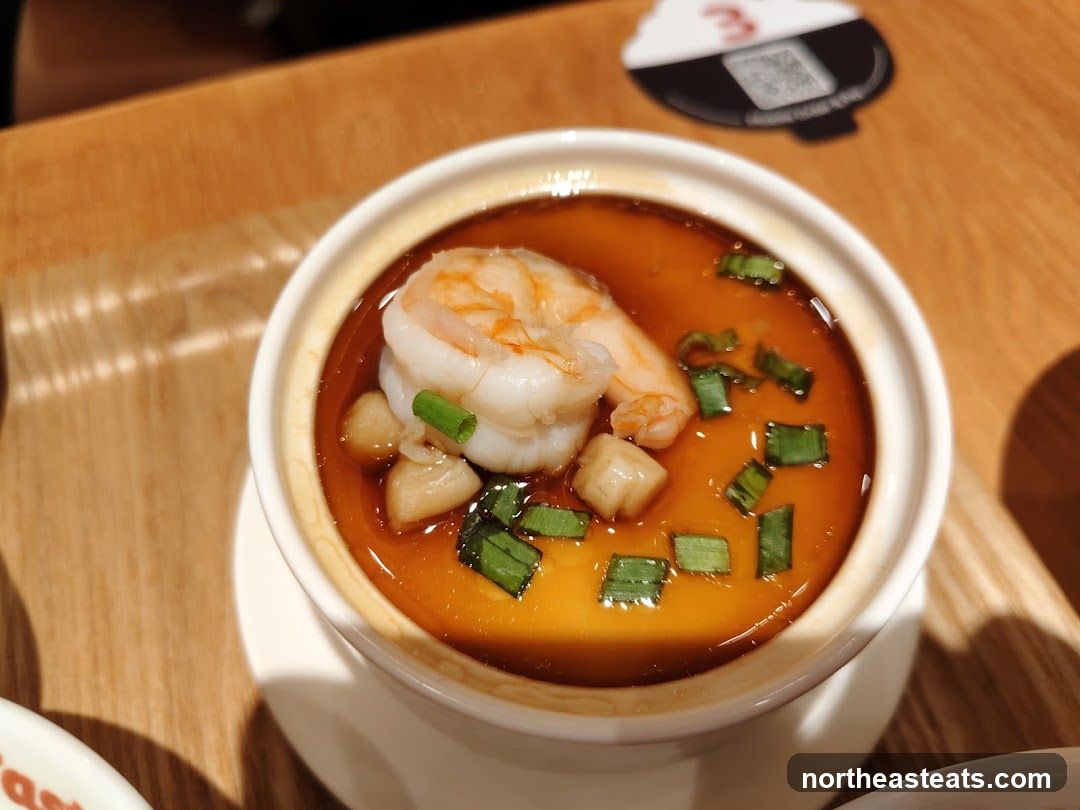 Steamed Egg Custard with Shrimp