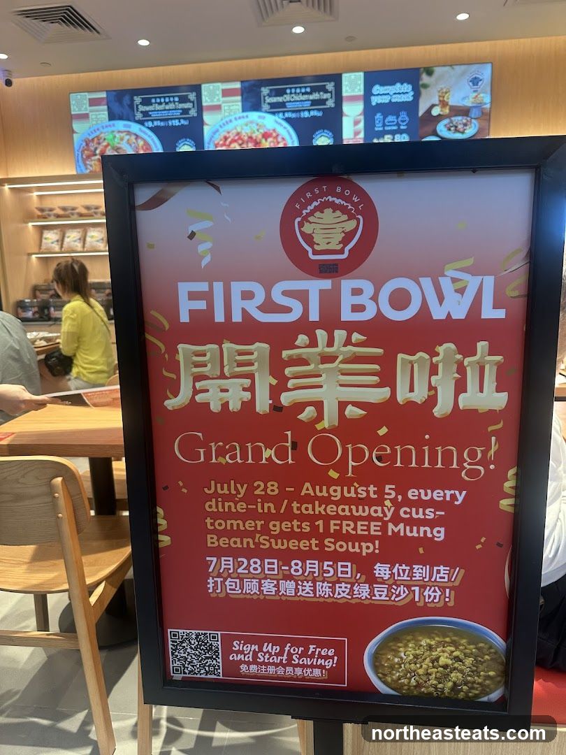 First Bowl Grand Opening Sign