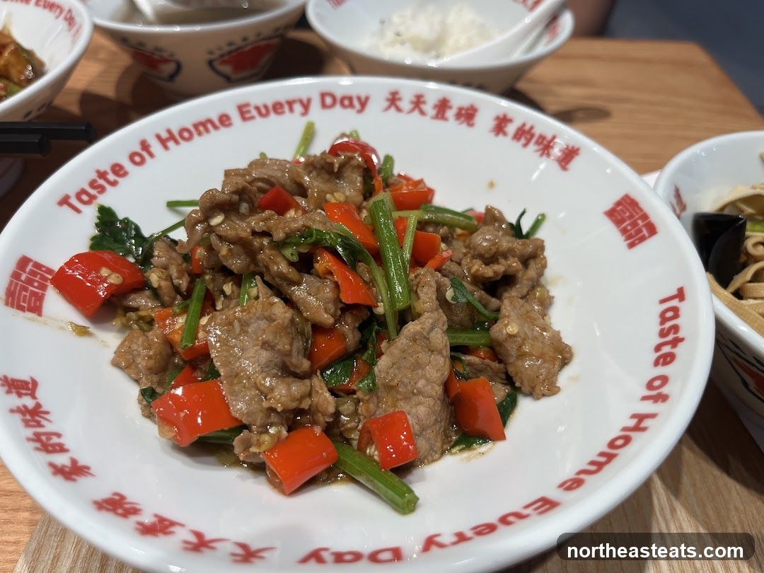 Stir-fried Beef with Peppers