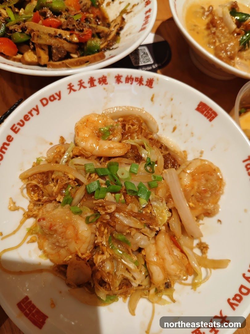 Shrimp and Noodles