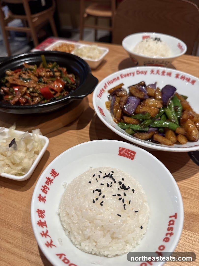 Chinese Food Spread