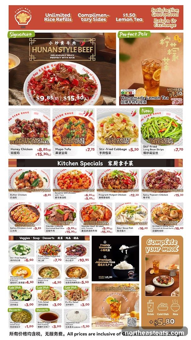 DELIBOWL Menu