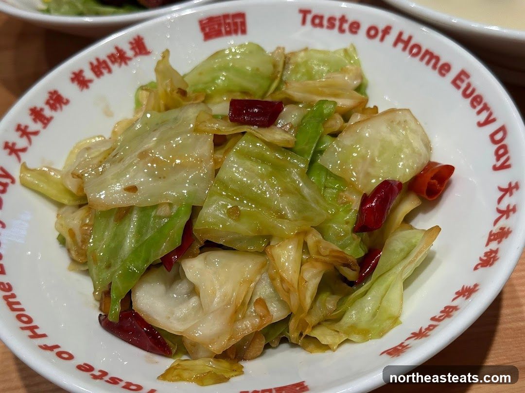 Stir-fried Cabbage with Chili