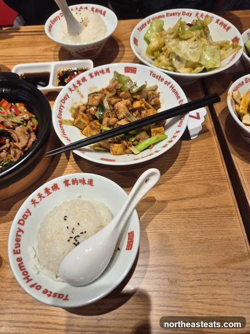 Chinese Food Spread